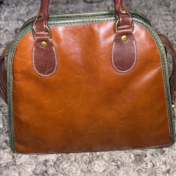Brahmin Vintage Elegant Brown Leather Handbag - Picture 4 of 11